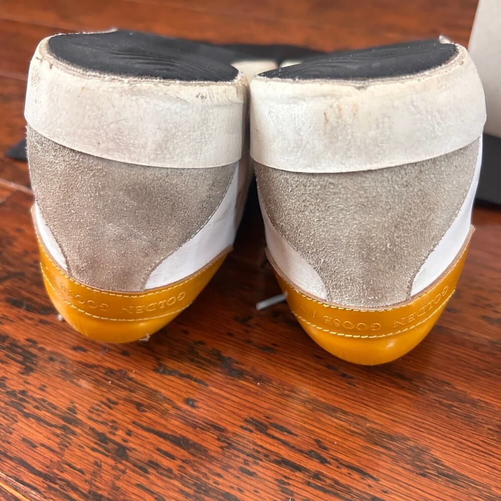 Golden Goose Superstar Sneakers w/Pink Metallic Star and Gold Heel Tab Sz 39 - Picture 9 of 15